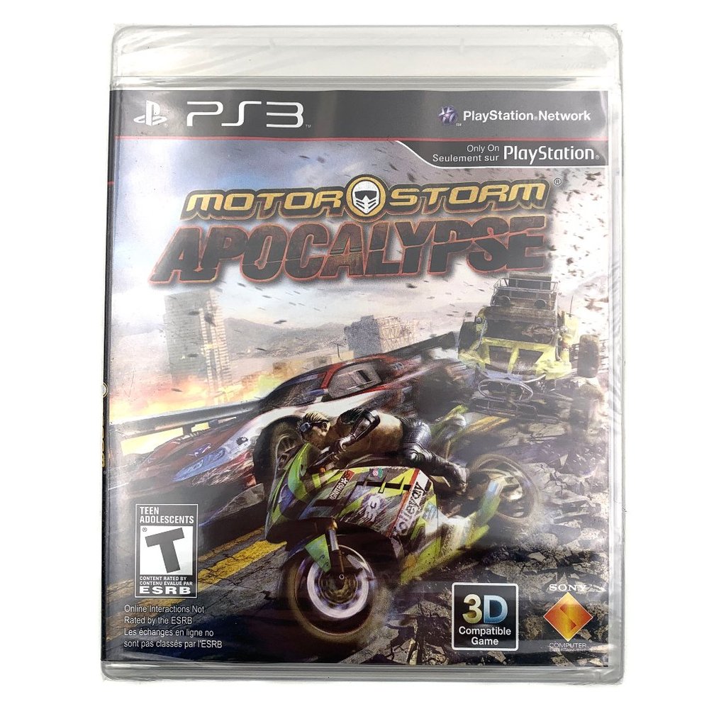 MotorStorm Apocalypse Sony PS3 Factory Sealed Not For Resale Version